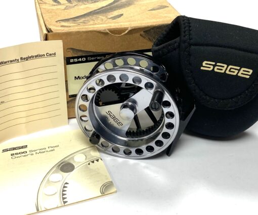 Sage 2540 Trout Fly Reel With Pouch, Instructions & Box