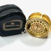Hardy Gold Sovereign 7/8 Reel With Hardy Black Woolen Pouch