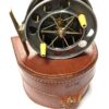 Allcocks 4″ Ventilated Aerial Reel With Ebonite Rear Flange Case Super