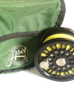 Abel No 2 Salmon Fly Reel 3″ With Black Abel Pouch #24542