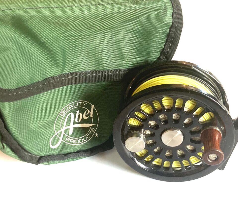 Abel No 2 Salmon Fly Reel 3″ With Black Abel Pouch #24542