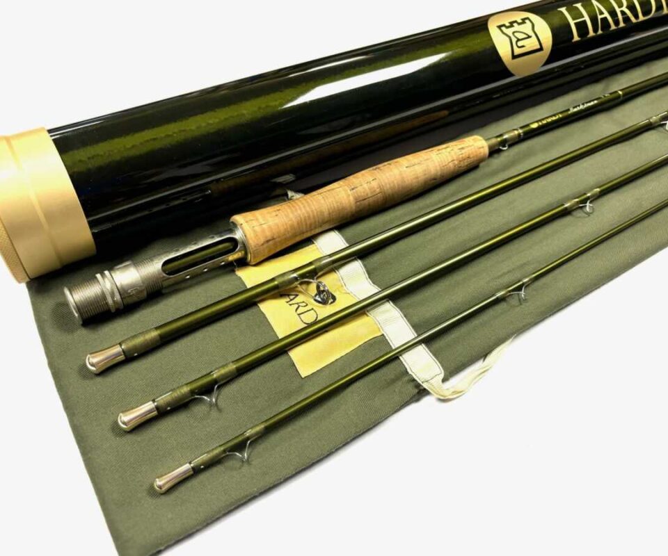 Hardy Marksman Drifter Trout Fly Rod 9′ Line #6 With Bag, Sock & Tube Excellent