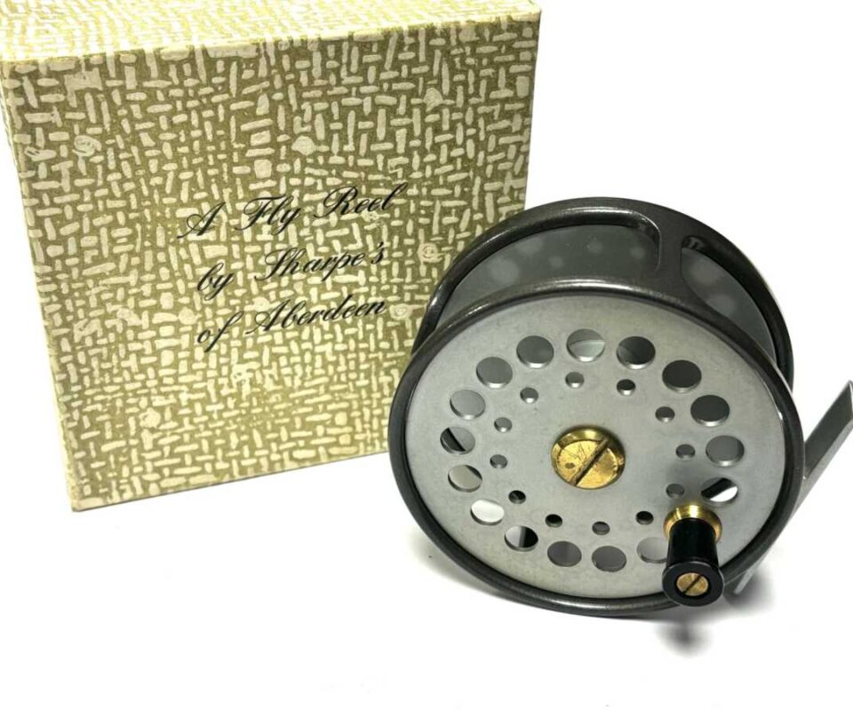 Sharpes Aberdeen The Gordon 3.5″ W Vintage Fly Reel Mint With Box