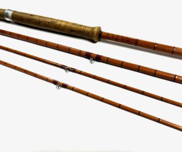 Alternative view of Hardy AEH Wood No 3 cane 11′ 6" 3 Piece Rod With Spare Tip & Bag