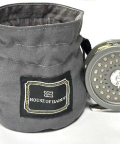 Hardy JLH #2/3/4 trout fly reel with Hardy drawstring pouch
