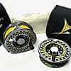 Vosseler Germany DC4 Large Arbor Alloy Trout Fly Reel 3.5″ With Spare Spool, Pouch / Box