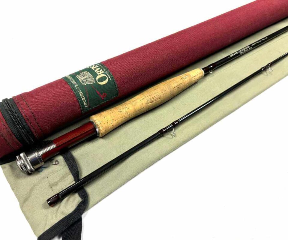 Orvis Clearwater 6.0 Midflex 9’ Line #6 Two Piece Carbon Trout Fly Rod Fine Condition