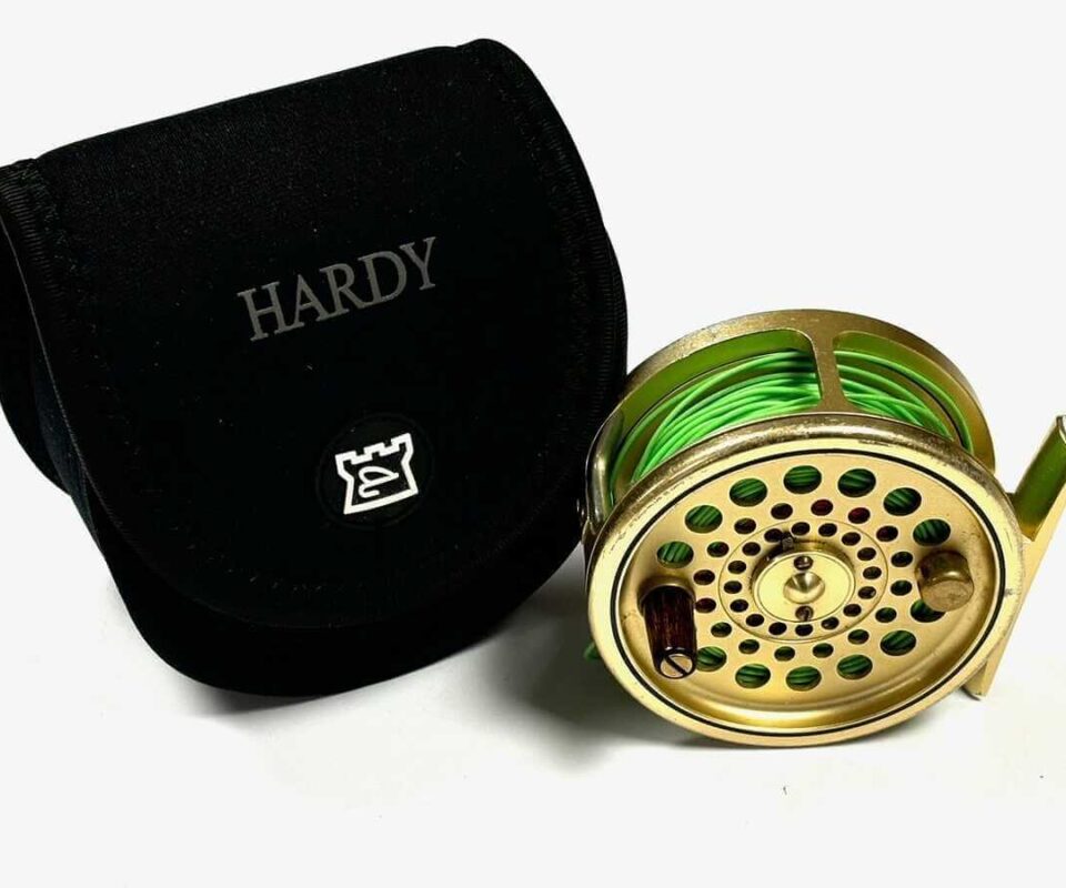 Hardy Gold Sovereign #5/6/7 Trout Fly Reel With Padded Case Ltd Ed