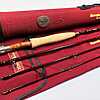 Snowbee Prestige 9′ 6" Four Piece Trout Fly Rod Line #3 With Bag & Case Mint