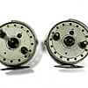 Pair of JW Youngs 4" Trudex Centrepin Trotting Reels