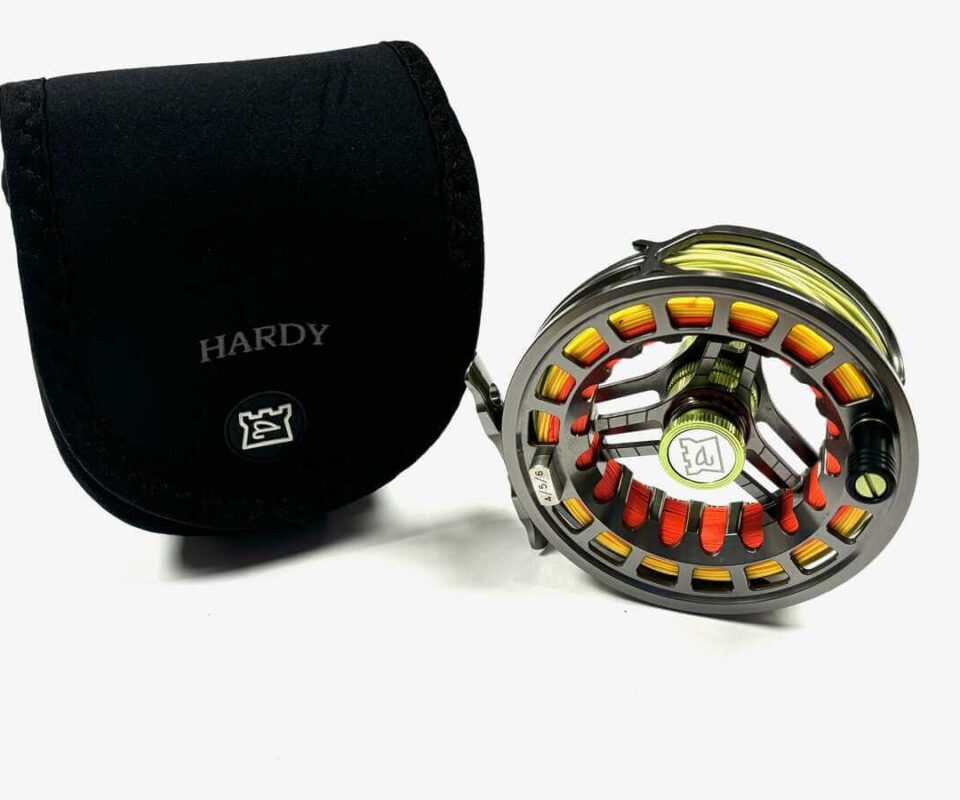 Hardy Ultralite Disc 5000 LA Trout Fly Reel With Line & Pouch