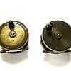 Pair of Vintage Brass Fishing Reels With Nickle Rims