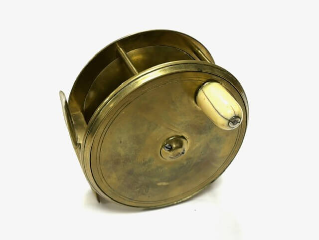 Vintage All Brass 4.5" Salmon Fishing Reel