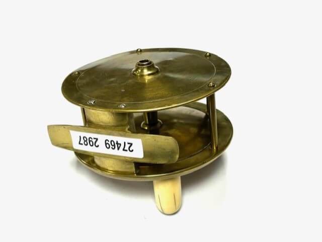Alternative view of Vintage All Brass 4.5" Salmon Fishing Reel