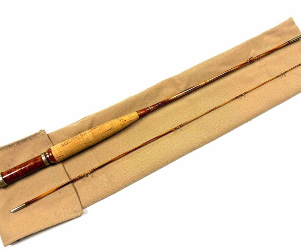 Rolf Baginski 3' 7" Bamboo Trout Fly Rod Two Piece Exceptionally Rare