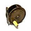 Hardy Hercules 2 1/2″ Vintage All Brass Trout Reel Rod In Hand