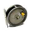 Hardy Uniqua 3 3/8″ vintage alloy fly reel white handle