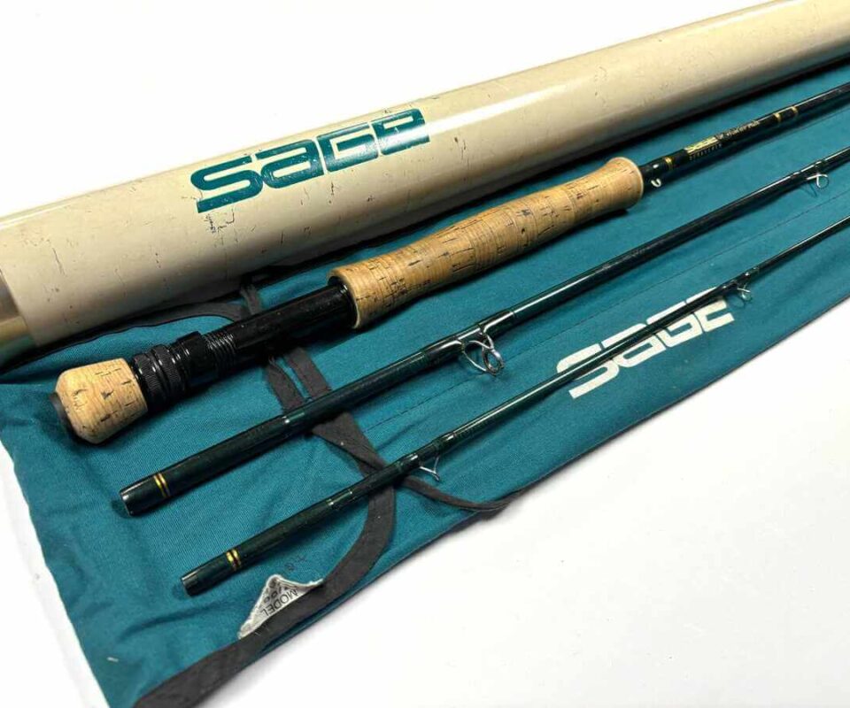 Sage SP 7100-3 10′ Graphite IV Three Piece Line #7 With Bag Fine Condition