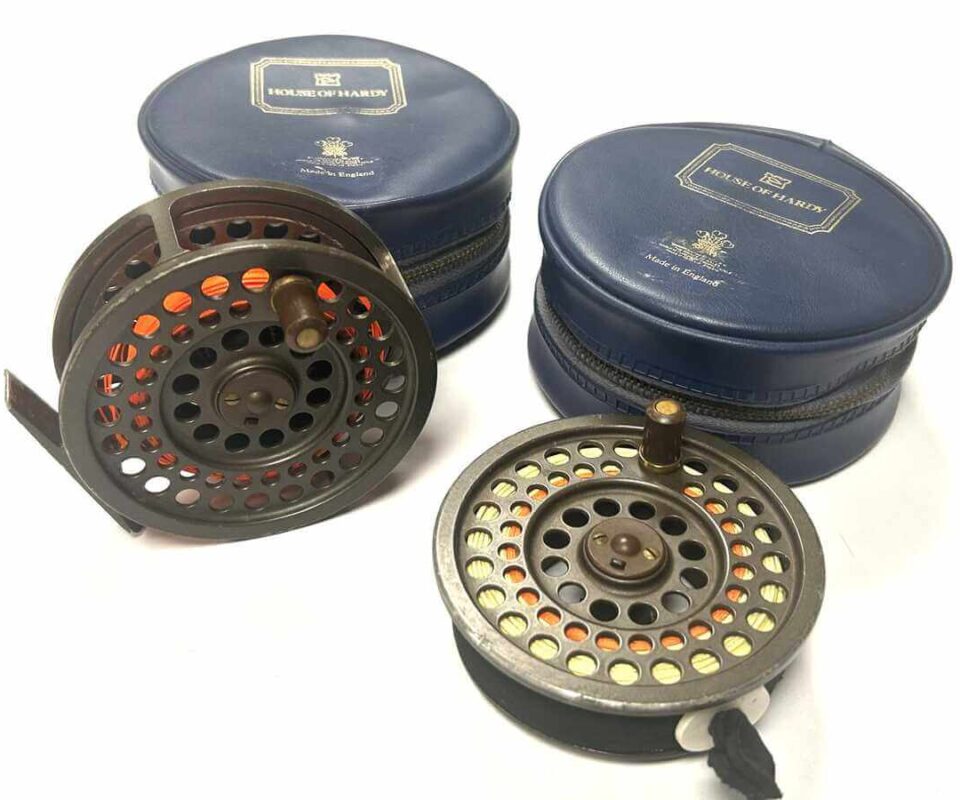 Hardy Viscount LA MK III #7/8 Reel With Spare Spool & Cases