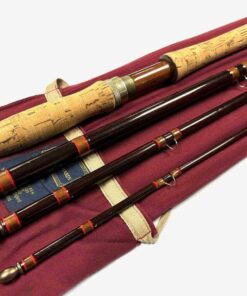 Hardy Sovereign Salmon Fly rod 15′ four piece carbon #9/10 Spey Tweed fly casting with bag super condition