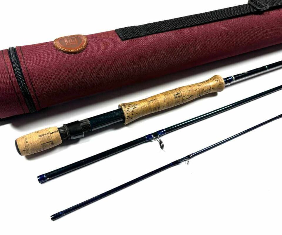 Hardy Elite 9′ 6" 3 Piece carbon fly rod line #7 with Bag and tube