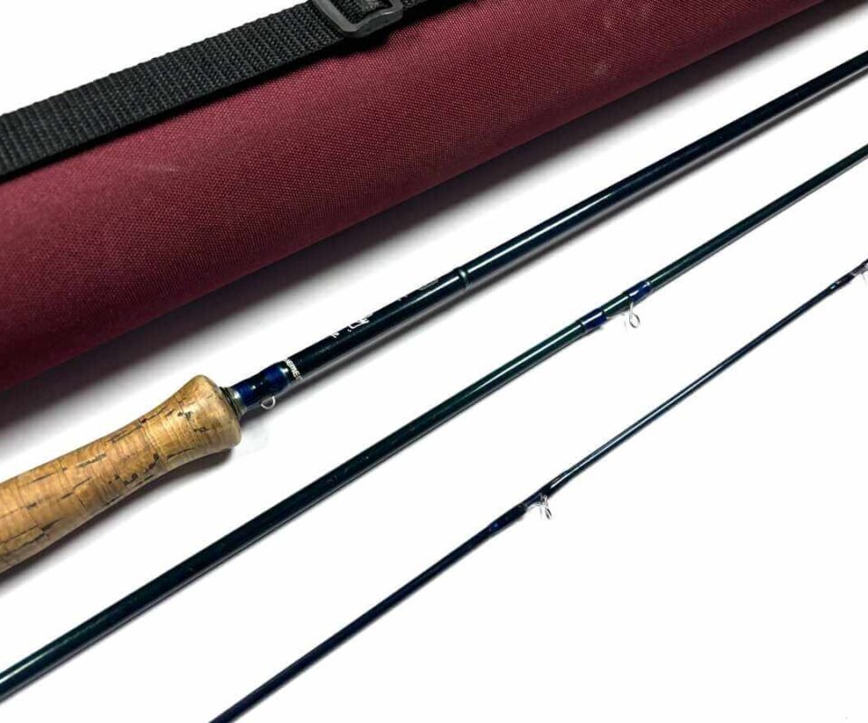 Alternative view of Hardy Elite 9′ 6" 3 Piece carbon fly rod line #7 with Bag and tube