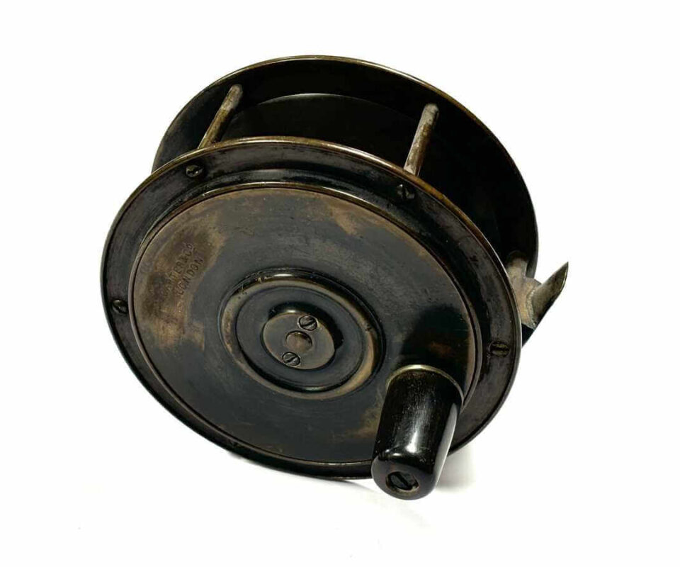 Carter & Co LONDON Vintage Brass 4.5" Fishing Reel