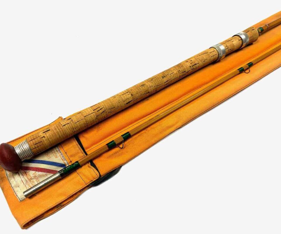 Pezon Et Michel Parabolic Grilse Cane Spinning Rod 10' 6
