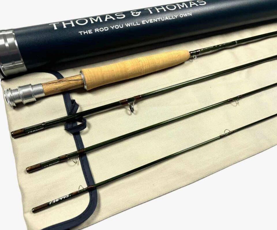 Alternative view of Thomas and Thomas AEROS 8′ Trout / Salt Water Fly Rod Line #3 With Bag & Tube FINE CON