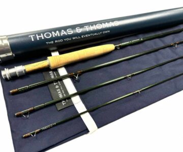 Thomas and Thomas AEROS 9′ Trout / Salt Water Fly Rod Line #5 With Bag & Tube Superb