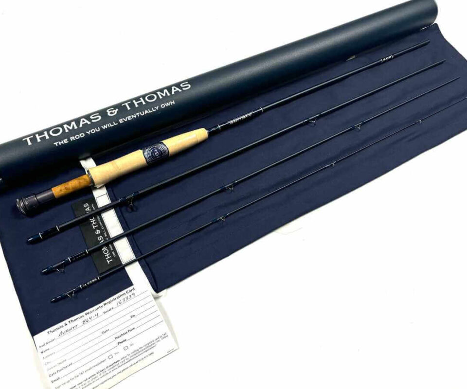 Thomas and Thomas AVANTT 8' 6" Trout / Salt Water Fly Rod Line #4 With Bag & Tube MINT UNUSED