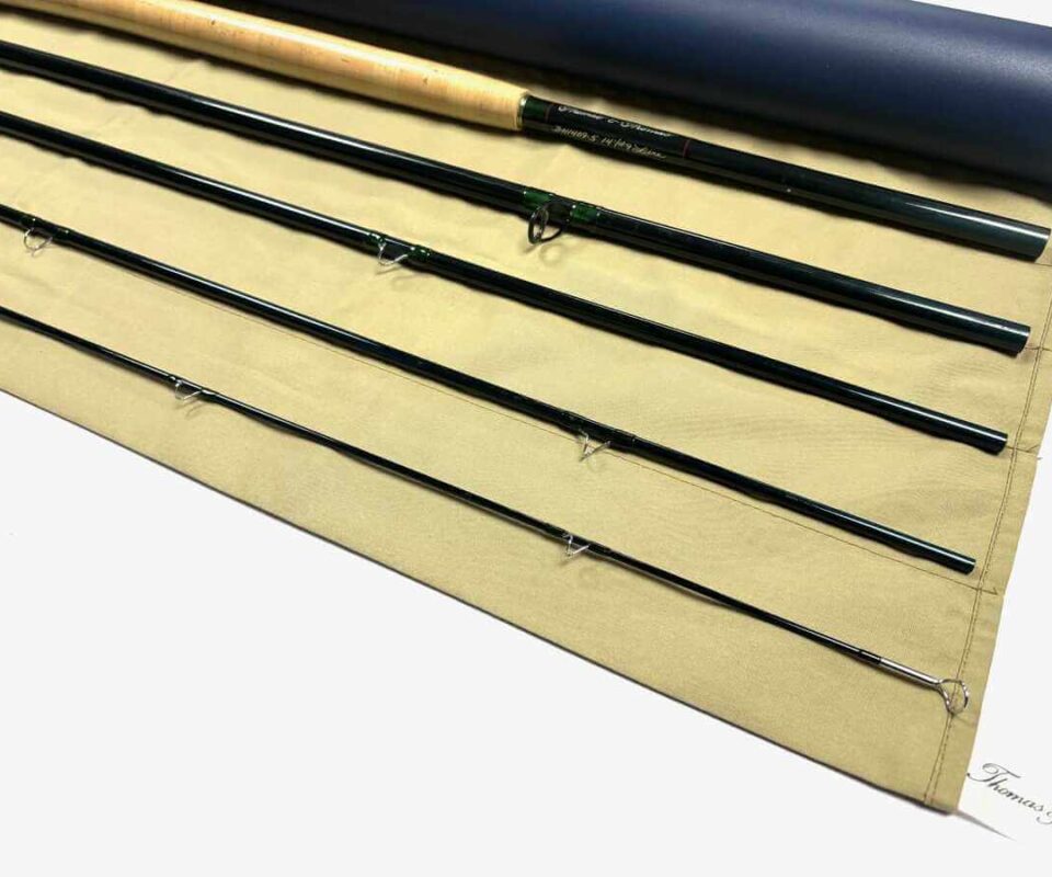   Thomas and Thomas DH 14′ Salmon Spey Fly Rod 5 Piece Line #9 With Bag & Tube