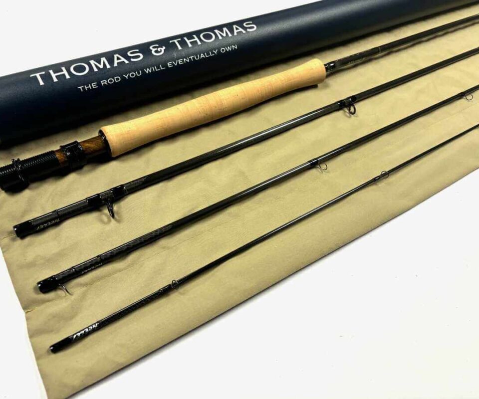   Thomas and Thomas ATS 11′ Trout Salt Water Fly Rod Line #4 With Bag & Tube Excellent