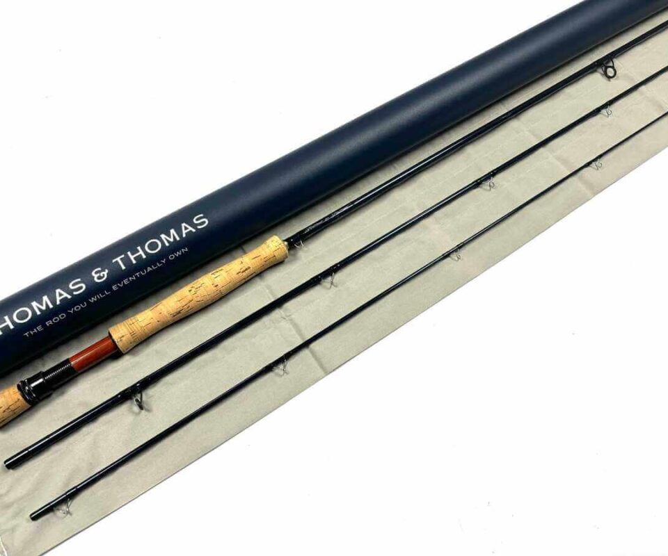   Thomas and Thomas HS HORIZON 9′ 6″ Trout Salt Water Fly Rod Line #10 With Bag & Tube Excellent