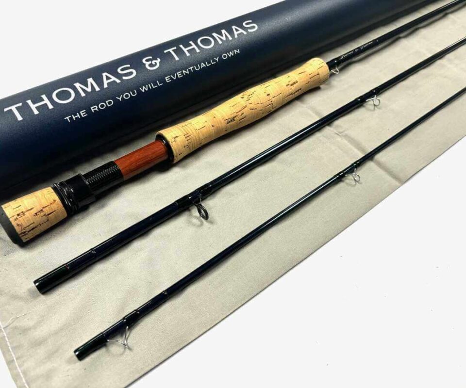   Thomas and Thomas HS HORIZON 9′ 6″ Trout Salt Water Fly Rod Line #10 With Bag & Tube Excellent