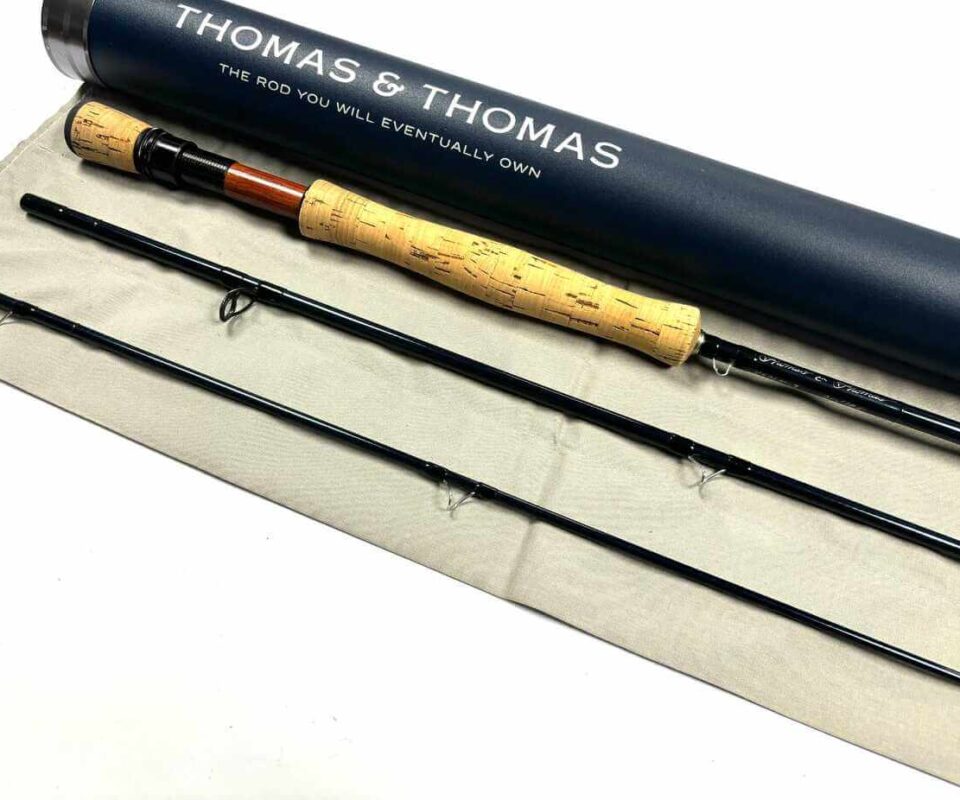   Thomas and Thomas HS HORIZON 9′ 6″ Trout Salt Water Fly Rod Line #10 With Bag & Tube Excellent