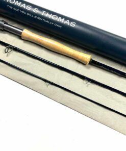   Thomas and Thomas VE 9′ 6″ Trout / Pike / Salt Water Fly Rod Line #8 With Bag & Tube MINT
