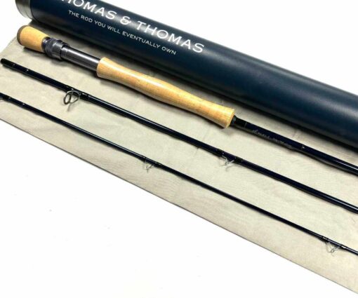  Thomas and Thomas VE 9′ 6″ Trout / Pike / Salt Water Fly Rod Line #8 With Bag & Tube MINT