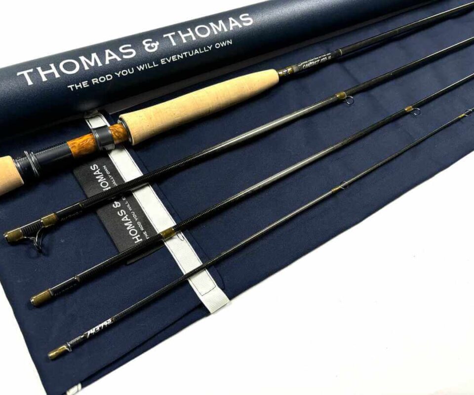   Thomas and Thomas CONTACT 11′ 3″ Trout Fly Rod Line #3 With Bag & Tube Excellent