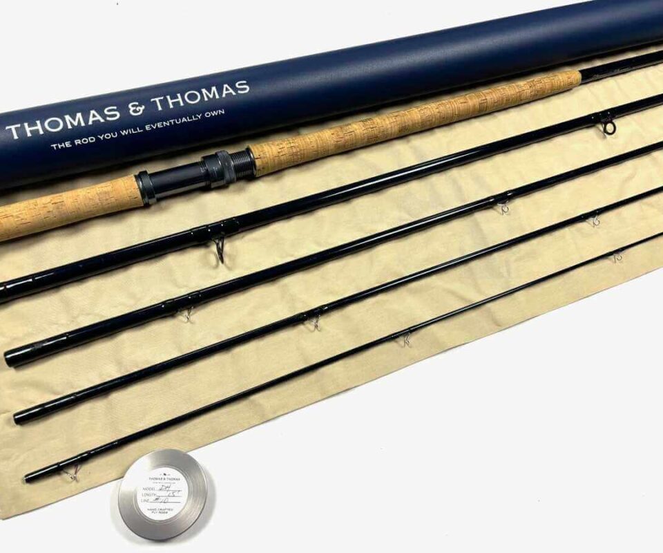   Thomas and Thomas DH 15′ Salmon Spey Fly Rod 5 Piece Line #10 With Bag & Tube