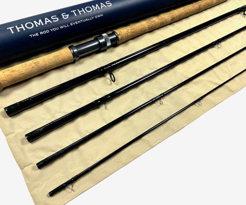   Thomas and Thomas DH 15′ Salmon Spey Fly Rod 5 Piece Line #10 With Bag & Tube