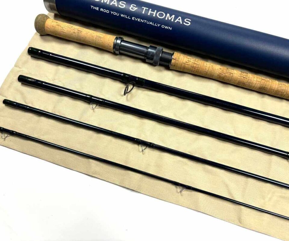   Thomas and Thomas DH 15′ Salmon Spey Fly Rod 5 Piece Line #10 With Bag & Tube