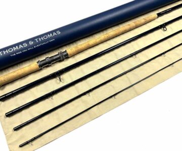   Thomas and Thomas DH 15′ Salmon Spey Fly Rod 5 Piece Line #10 With Bag & Tube Fine