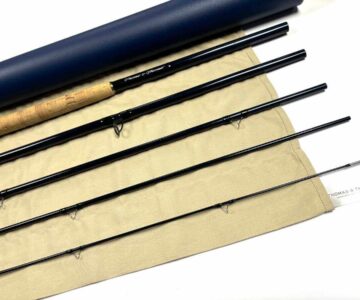   Thomas and Thomas DH 15′ Salmon Spey Fly Rod 5 Piece Line #10 With Bag & Tube Fine