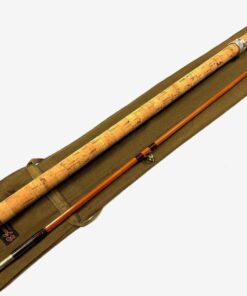   B James & Sons SS III Two Piece 9' Split Cane Spinning / Carp Stalking Rod With Bag UNIQUE