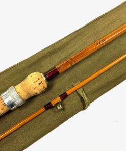   B James & Sons SS III Two Piece 9' Split Cane Spinning / Carp Stalking Rod With Bag UNIQUE