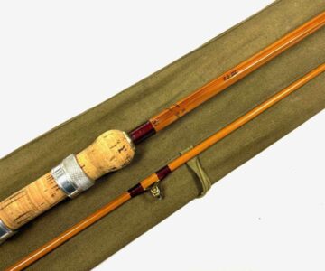   B James & Sons SS III Two Piece 9' Split Cane Spinning / Carp Stalking Rod With Bag UNIQUE