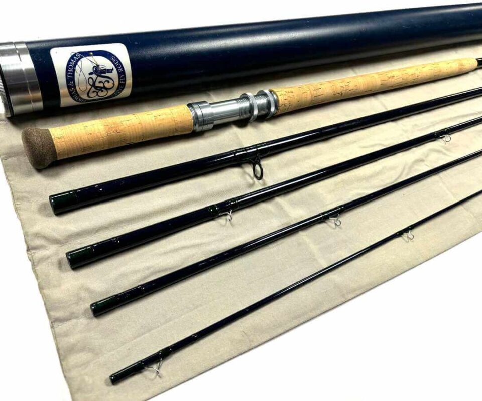   Thomas and Thomas DH 15′ Salmon Spey Fly Rod 5 Piece Line #10 With Bag & Tube