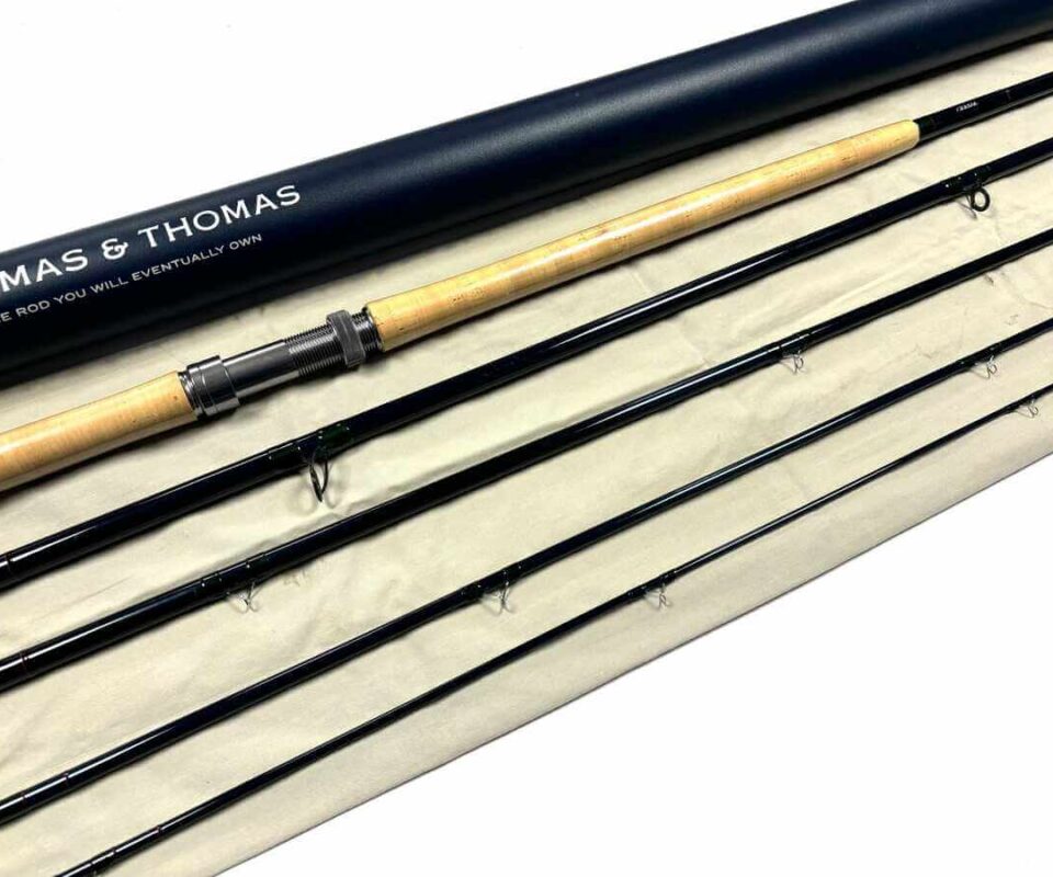   Thomas and Thomas DH 15′ Salmon Spey Fly Rod 5 Piece Line #10 With Bag & Tube MINT