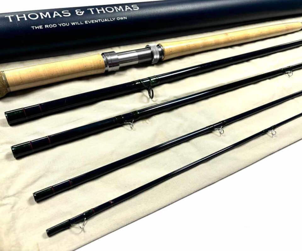   Thomas and Thomas DH 15′ Salmon Spey Fly Rod 5 Piece Line #10 With Bag & Tube MINT